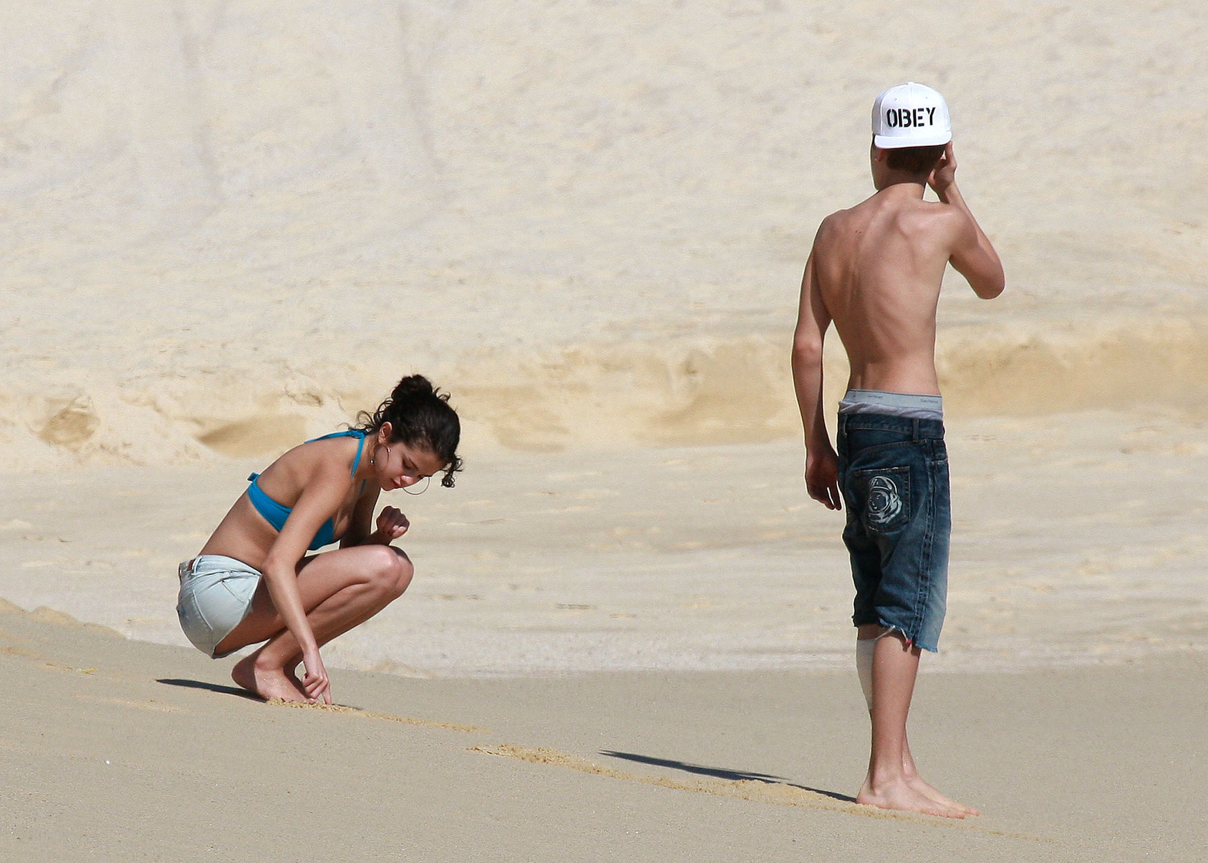 Selena Gomez on vacation in Mexico on December 7, 2011