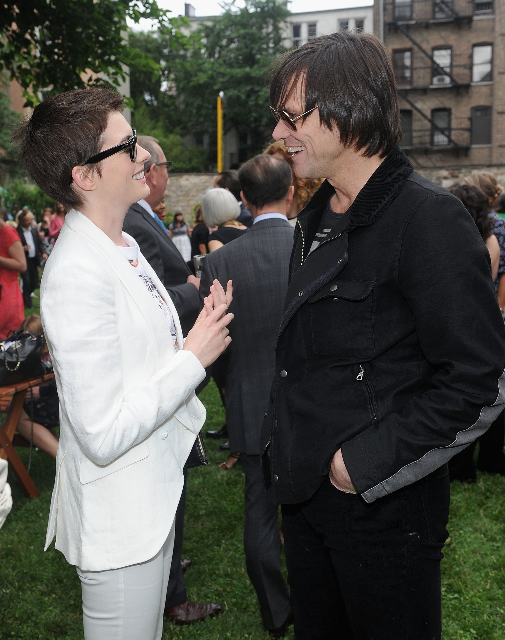 Anne Hathaway Stella McCartney Spring 2012 Presentation Dinner on June 11, 2012