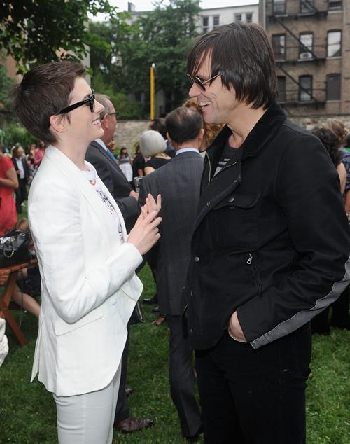 Anne Hathaway Stella McCartney Spring 2012 Presentation Dinner on June 11, 2012