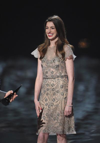 Anne Hathaway Spike TVs Scream 2011 Awards in Universal City California on October 15, 2011