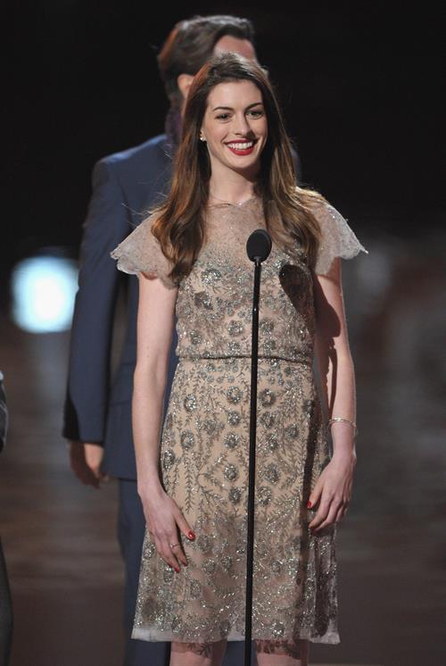 Anne Hathaway Pictures Anne Hathaway Spike TVs Scream 2011 Awards in Universal City California on October 15, 2011