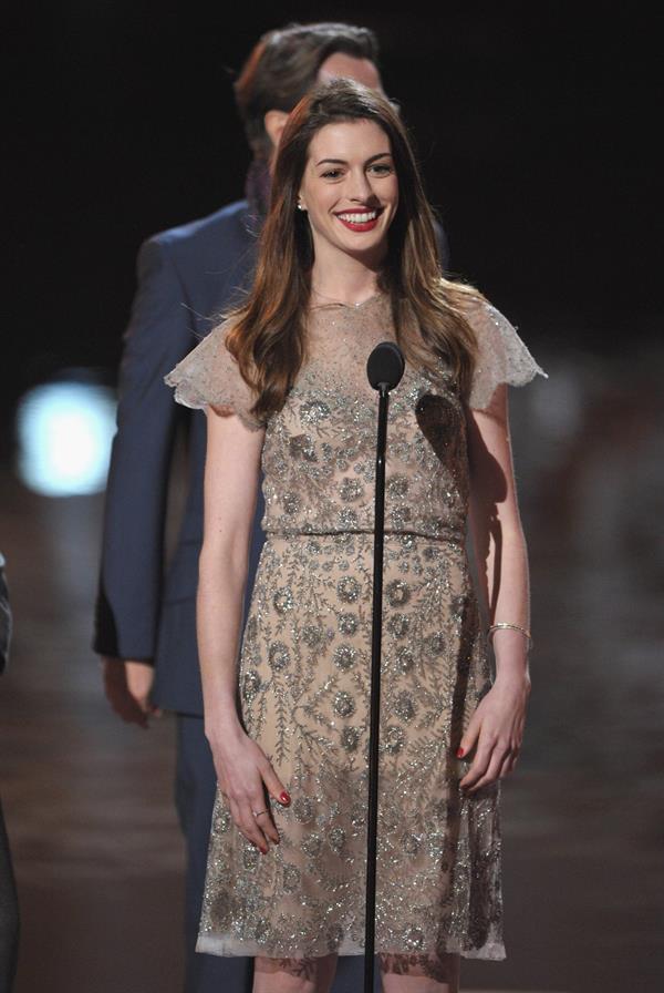 Anne Hathaway Spike TVs Scream 2011 Awards in Universal City California on October 15, 2011