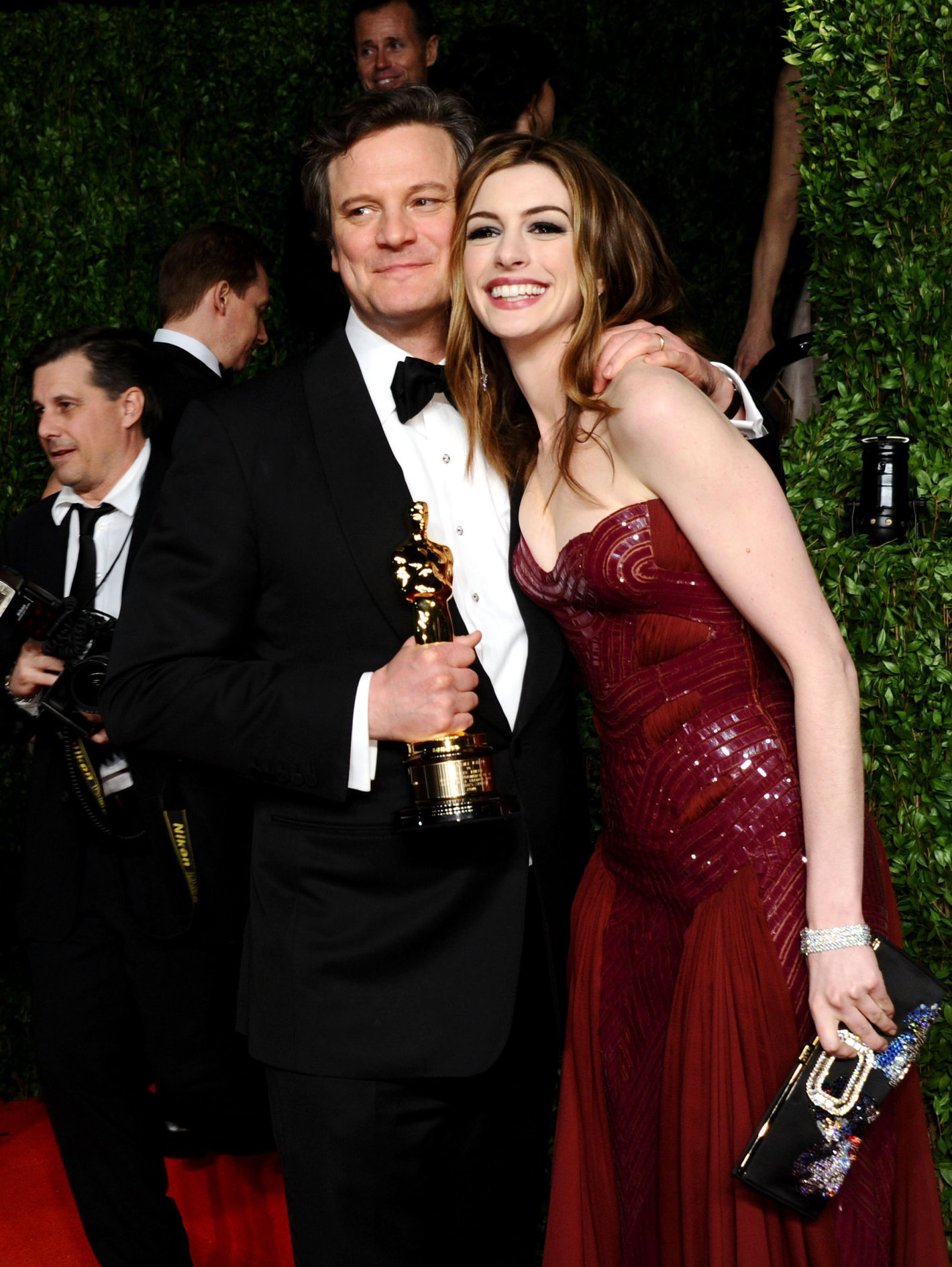 Anne Hathaway Vanity Fair Oscar Party on February 27, 2011