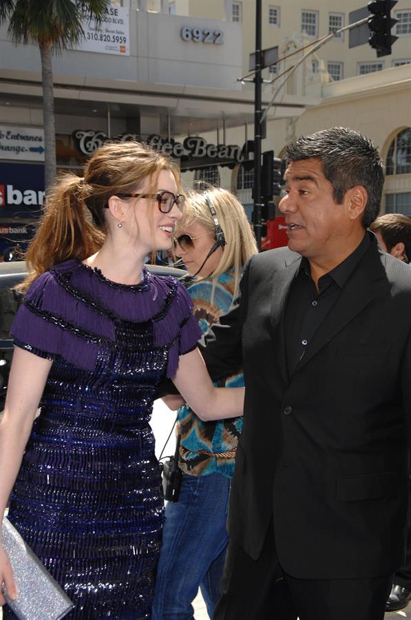 Anne Hathaway attending the Rio Los Angeles premiere on April 10, 2011