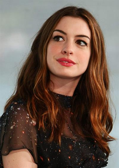 Anne Hathaway press conference at Welsh Bay in Sydney on December 6, 2010