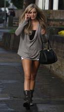 Alice Barlow Liverpool candids on May 13, 2011