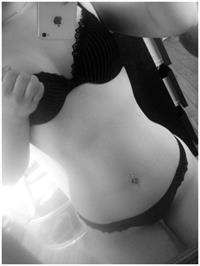 Anonymous in lingerie taking a selfie