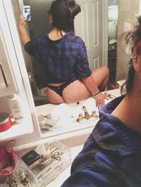 Anonymous in lingerie taking a selfie