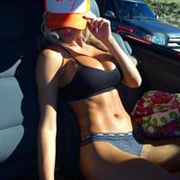 Sydney Fuller Marr in a bikini taking a selfie