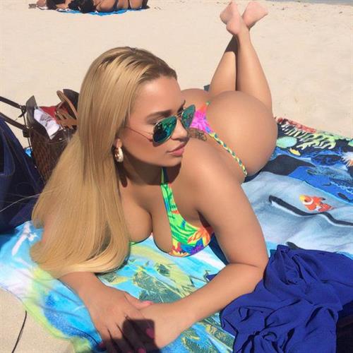 Anonymous in a bikini