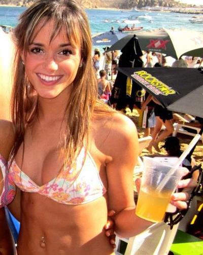 Anonymous in a bikini