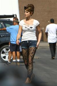 Ashley Greene on the set of lol Laughing out Loud in Detroit July 16, 2010 