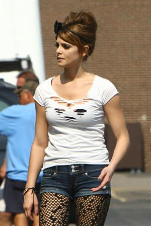 Ashley Greene on the set of lol Laughing out Loud in Detroit July 16, 2010 