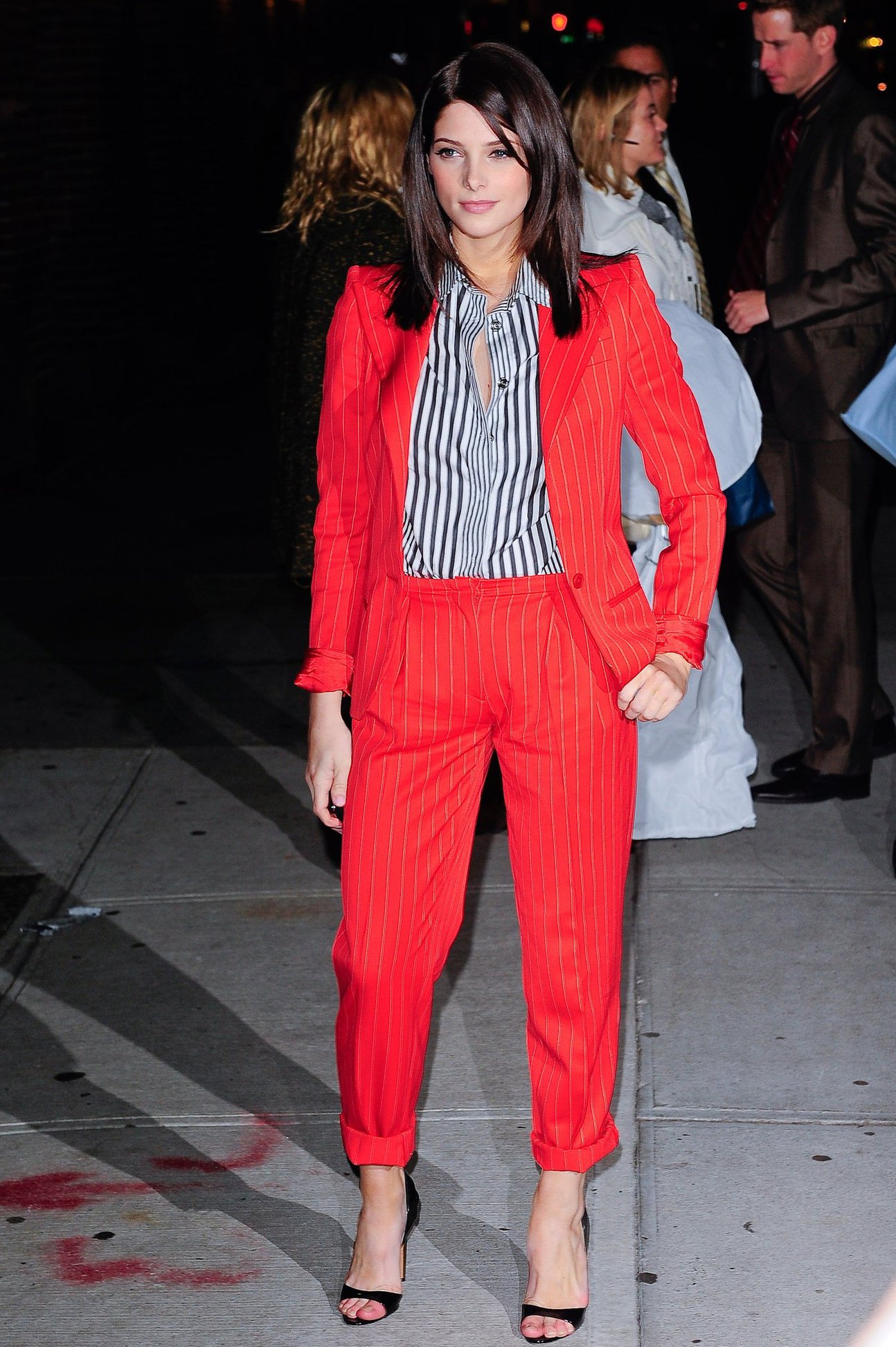 Ashley Greene visits the Late Show with David Letterman in New York City 