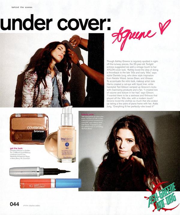 Ashley Greene Nylon Magazine August 2012 