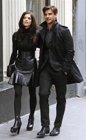 Ashley Greene on set of a photoshoot for DKNY in New York on April 1, 2012