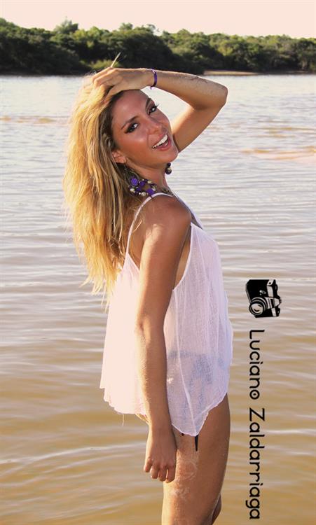 Luly Drozdek in a bikini