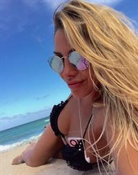 Luly Drozdek in a bikini