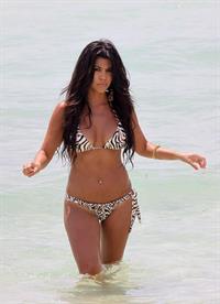 Kim Kardashian in a bikini