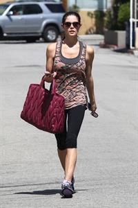 Ashley Greene leaving the gym in Studio City on May 30, 2012