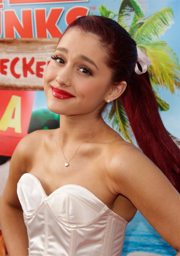 Ariana Grande Alvin and the Chipmunks Chipwrecked dvd release concert in Los Angeles on March 26, 2012