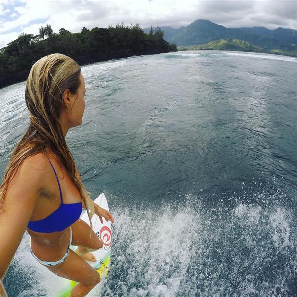 Alana Blanchard in a bikini