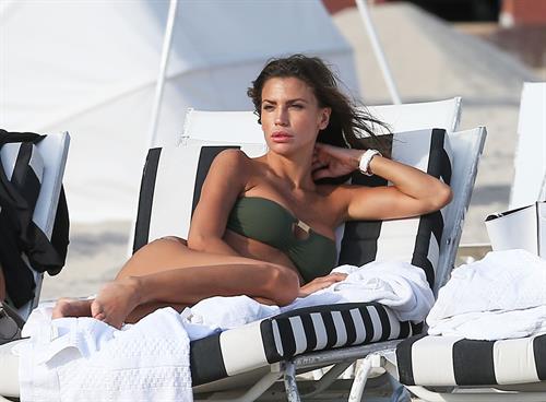 Claudia Galanti in a bikini
