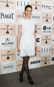 Amanda Peet Film Independent Spirit awards at Santa Monica Beach on February 26, 2011