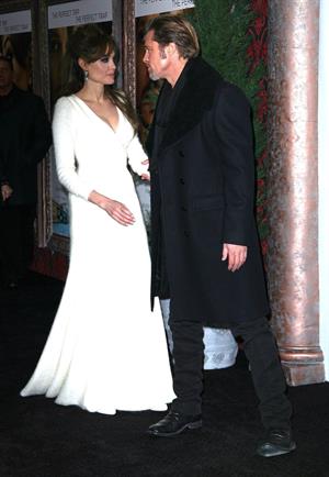 Angelina Jolie the Tourist world premiere in New York on December 6, 2010