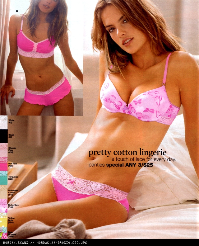 Alessandra Ambrosio in lingerie