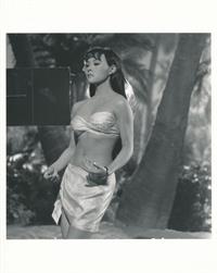 Irene Tsu in a bikini