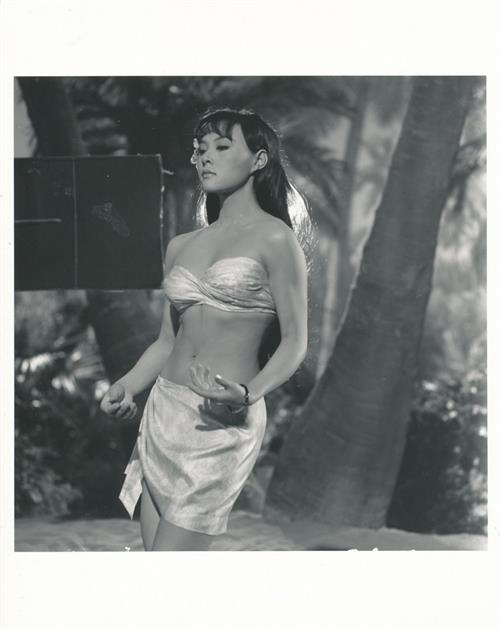 Irene Tsu in a bikini