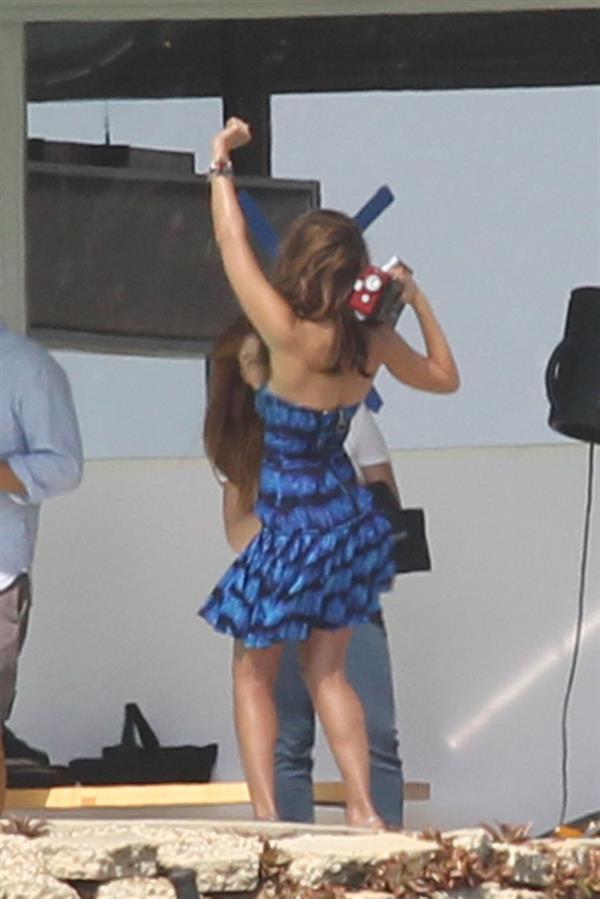 Jessica Alba posing for a magazine photoshoot on June 15, 2012