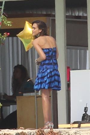 Jessica Alba posing for a magazine photoshoot on June 15, 2012