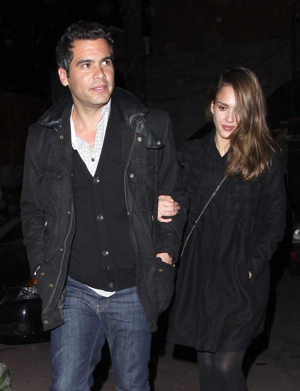 Jessica Alba out for dinner at Matsuhisa Restaurant in Beverly Hills on March 22, 2012