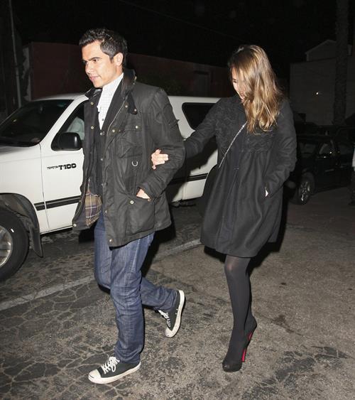 Jessica Alba out for dinner at Matsuhisa Restaurant in Beverly Hills on March 22, 2012