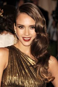 Jessica Alba Metropolitan Museum of Arts Costume Institute Gala on May 7, 2012