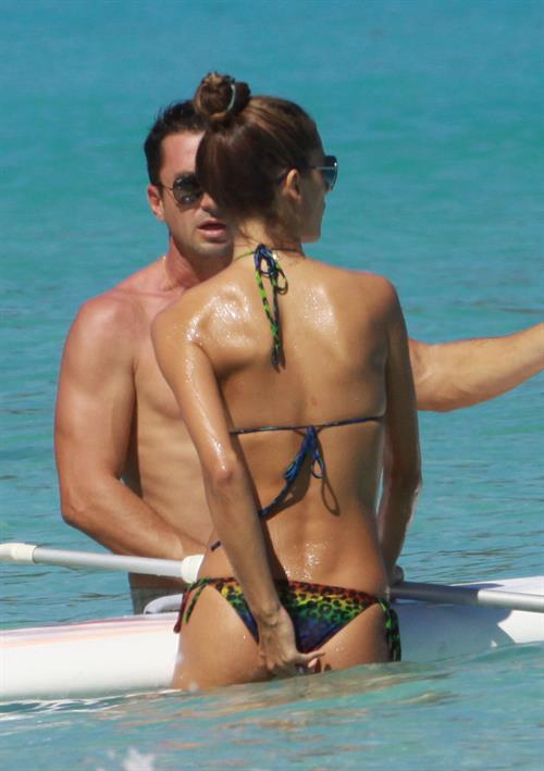 Alessandra Ambrosio in St Barth French West Indies on January 23, 2010