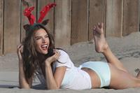 Alessandra Ambrosio in lingerie