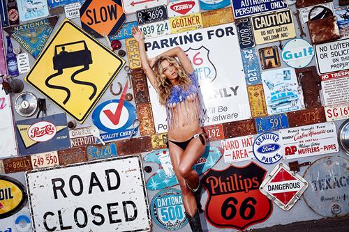 Hannah Ferguson in a bikini