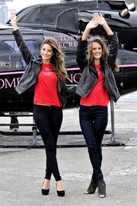 Alessandra Ambrosio the grand opening of a Victoria Secrets store in Toronto on October 28, 2010 