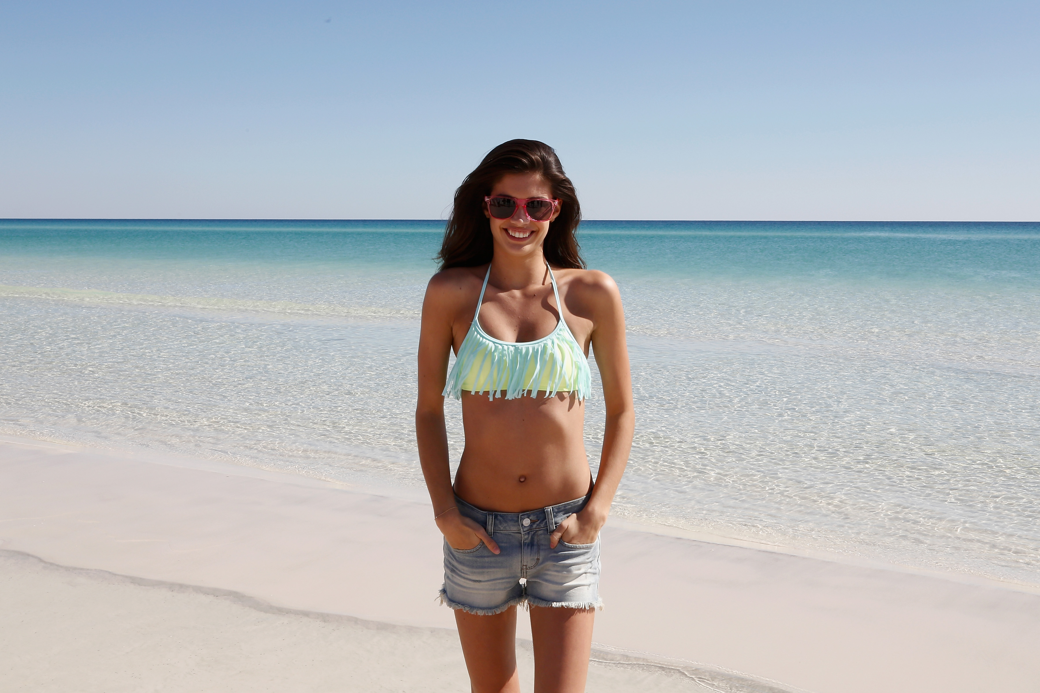 Sara Sampaio in a bikini