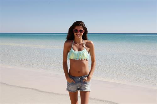 Sara Sampaio in a bikini