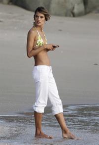 Alessandra Ambrosio in a bikini