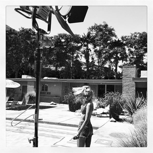 Elsa Hosk in a bikini - ass