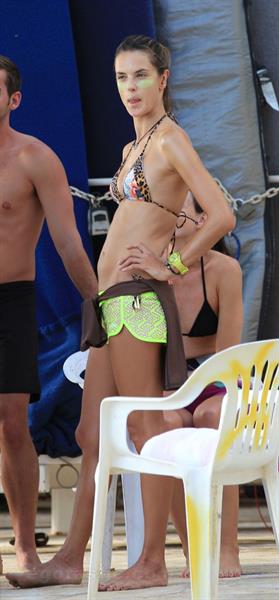 Alessandra Ambrosio in a bikini