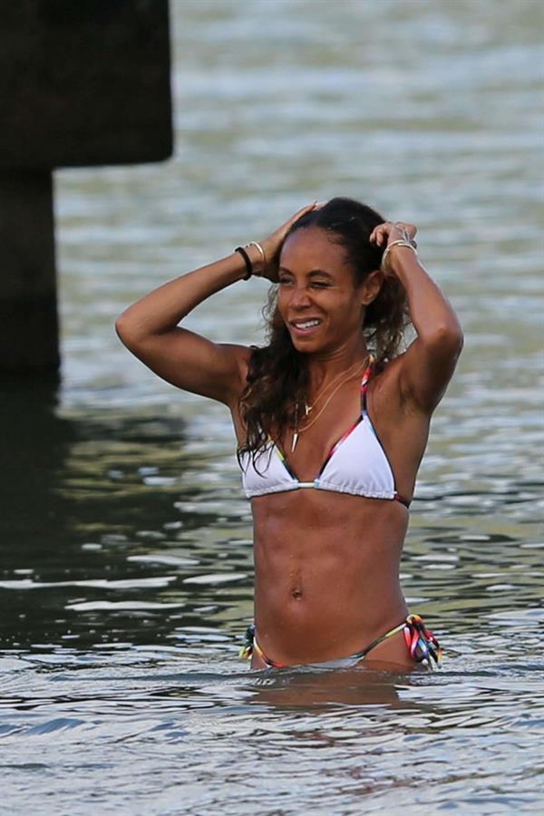 Jada Pinkett Smith in a bikini