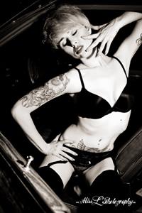Alysha Nett in lingerie