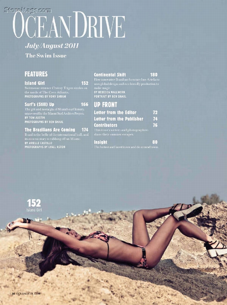 Chrissy Teigen in a bikini