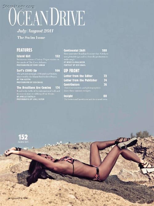 Chrissy Teigen in a bikini